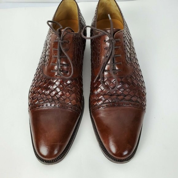 woven oxford shoes